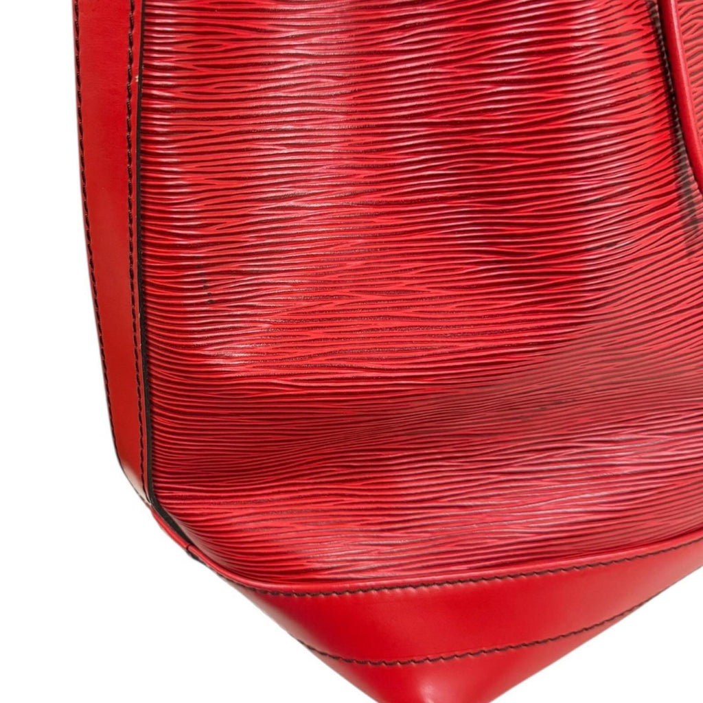 Louis Vuitton Castilian Red Red Color Epi Leather Shoulder Bag (Pre-Owned)