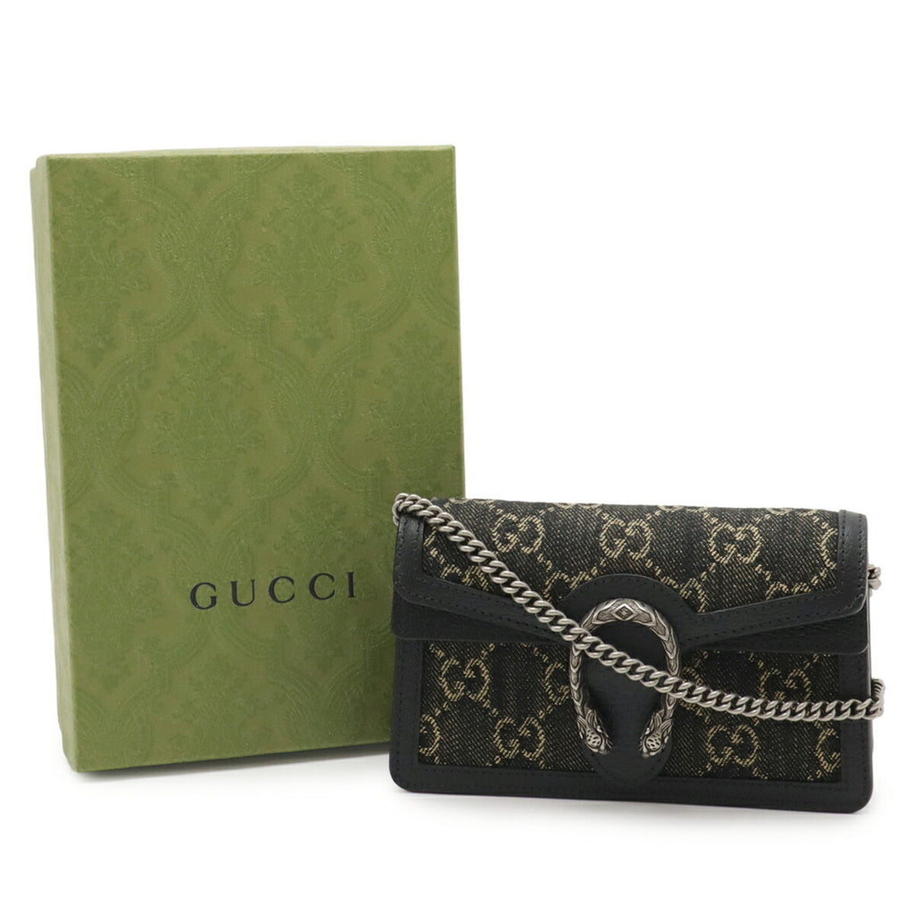 Dionysus Bag GG Denim Super Mini