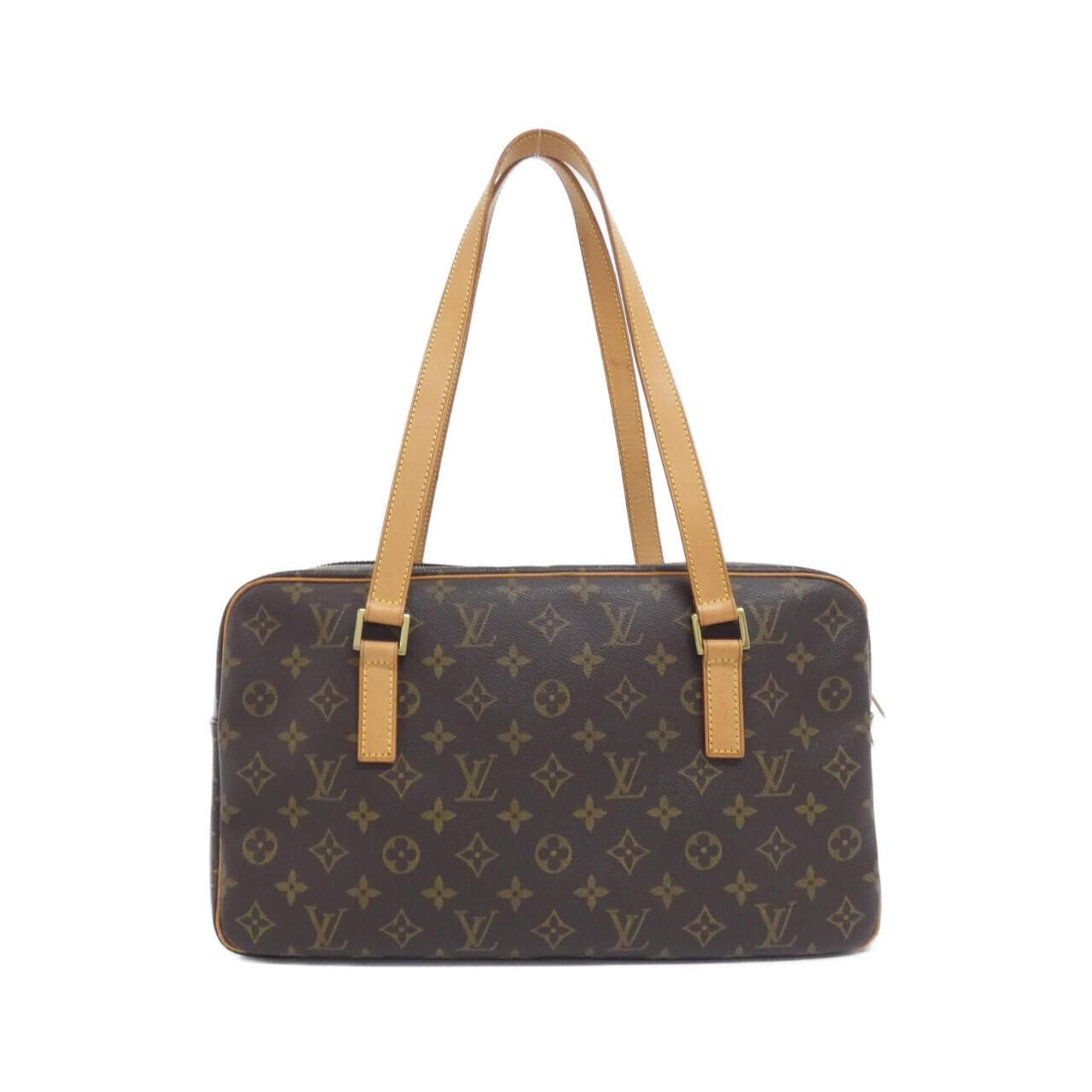 Louis Vuitton Monogram Marron Coated Canvas Shoulder Bag (Pre-Owned)