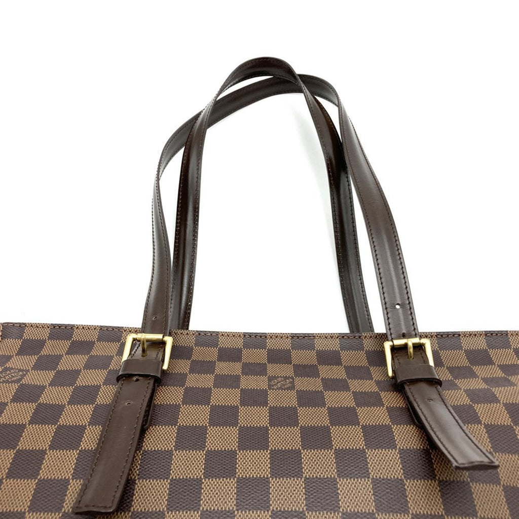 Louis Vuitton Brown Damier Canvas Shoulder Bag Tote Bag (Pre-Owned)