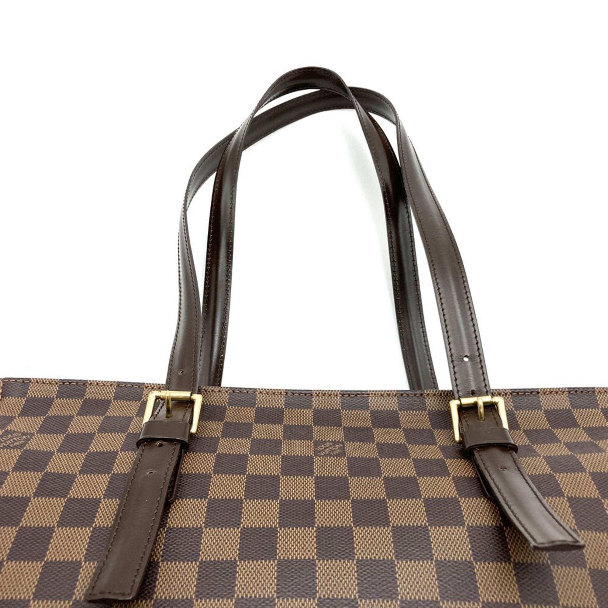 Louis Vuitton Brown Damier Canvas Shoulder Bag Tote Bag (Pre-Owned)