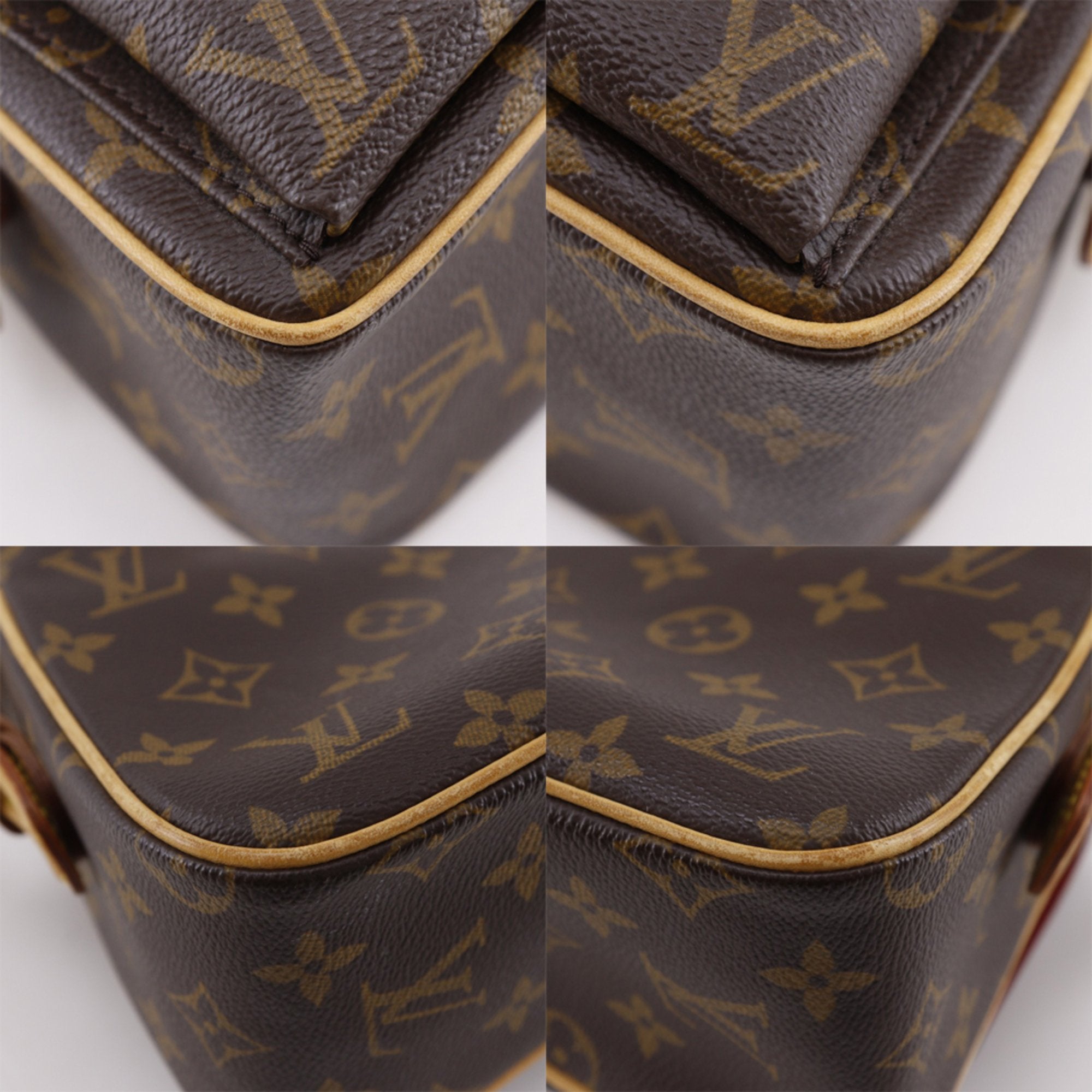 Louis Vuitton Brown Monogram Canvas Shoulder Bag (Pre-Owned)
