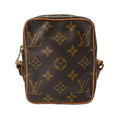 Louis Vuitton Brown Canvas Monogram Shoulder Bag (Pre-Owned)