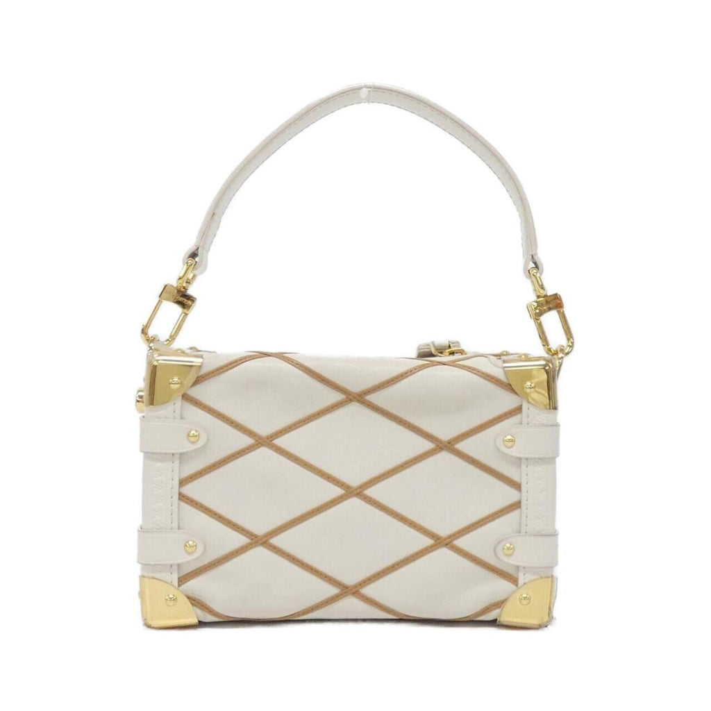 Louis Vuitton White Leather Shoulder Bag (Pre-Owned)