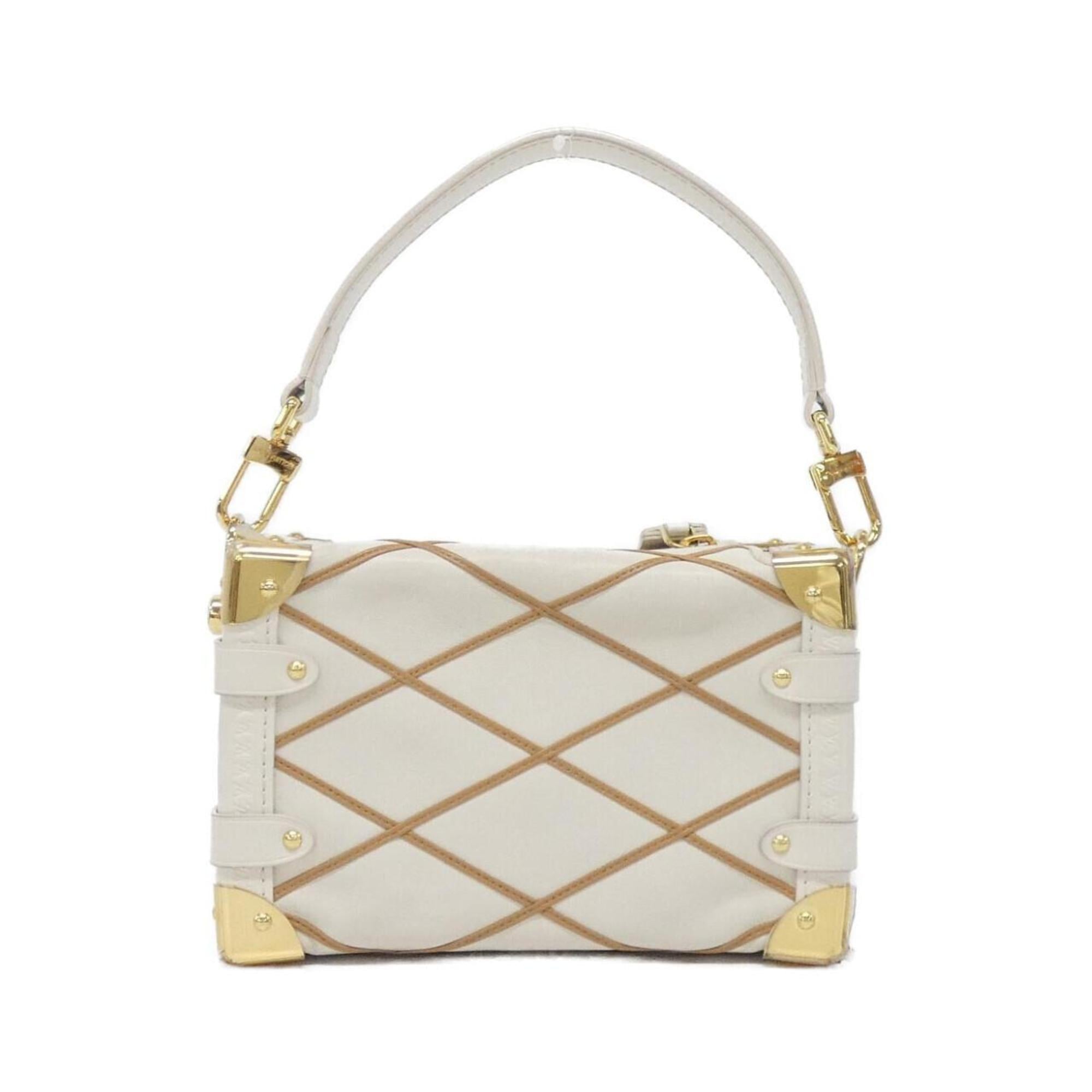 Louis Vuitton White Leather Shoulder Bag (Pre-Owned)