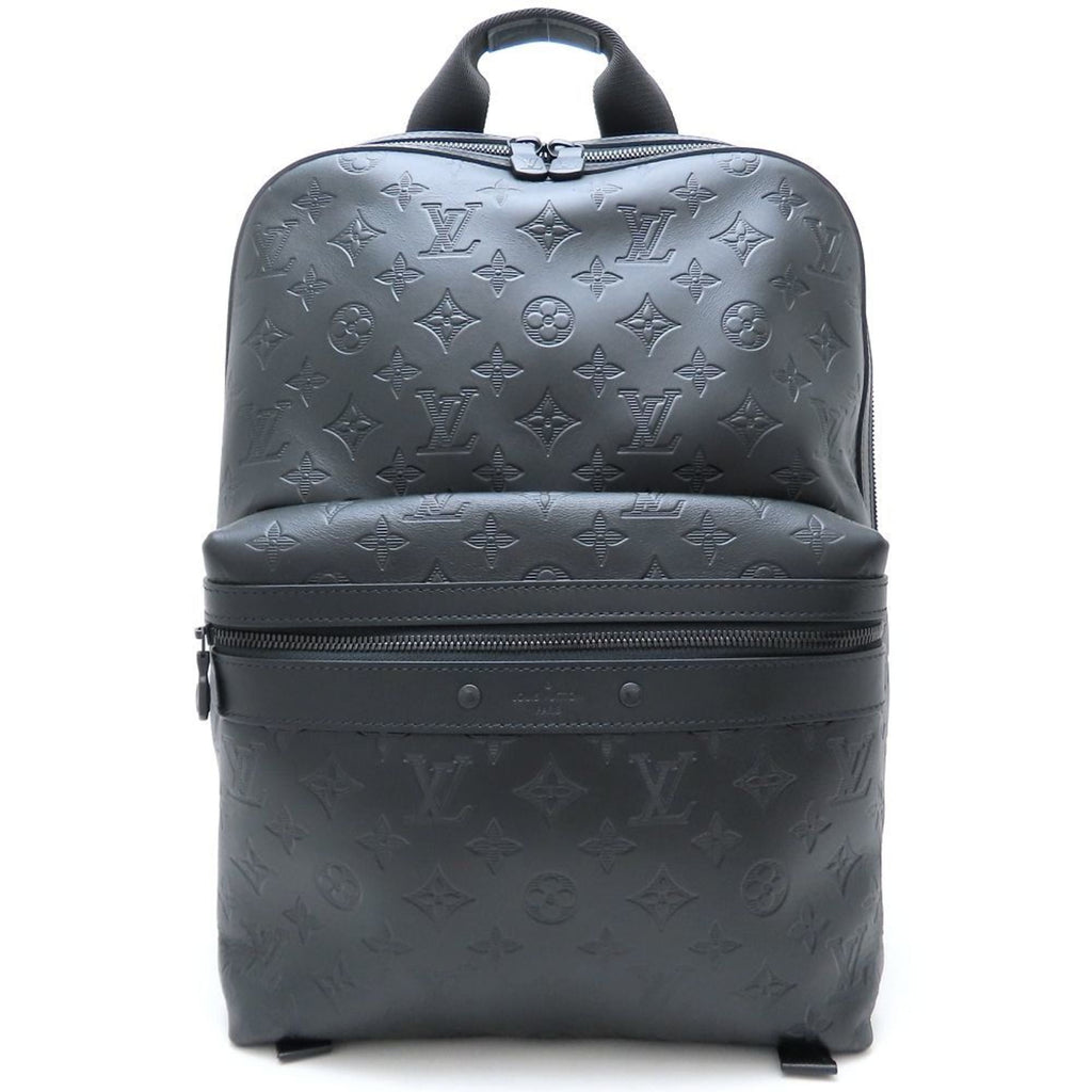 Louis Vuitton Monogram Shadow Noir Leather Backpack (Pre-Owned)