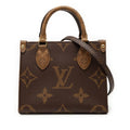 Louis Vuitton Brown Pvc Leather Handbag Shoulder Bag (Pre-Owned)