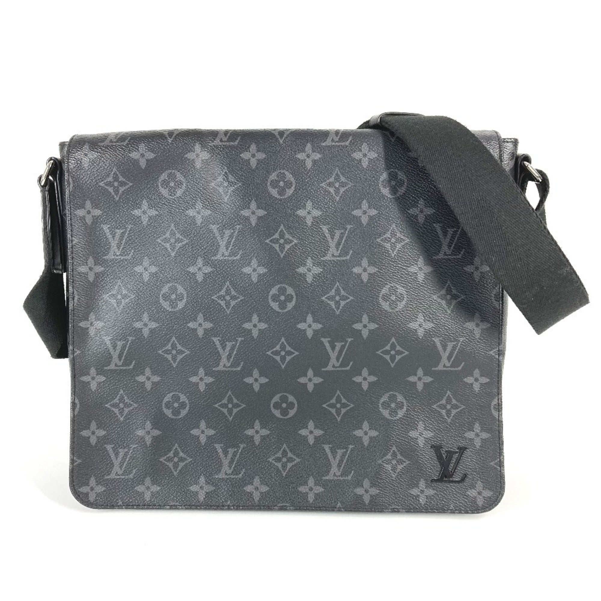 Louis Vuitton Black Monogram Eclipse Monogram Eclipse Shoulder Bag (Pre-Owned)