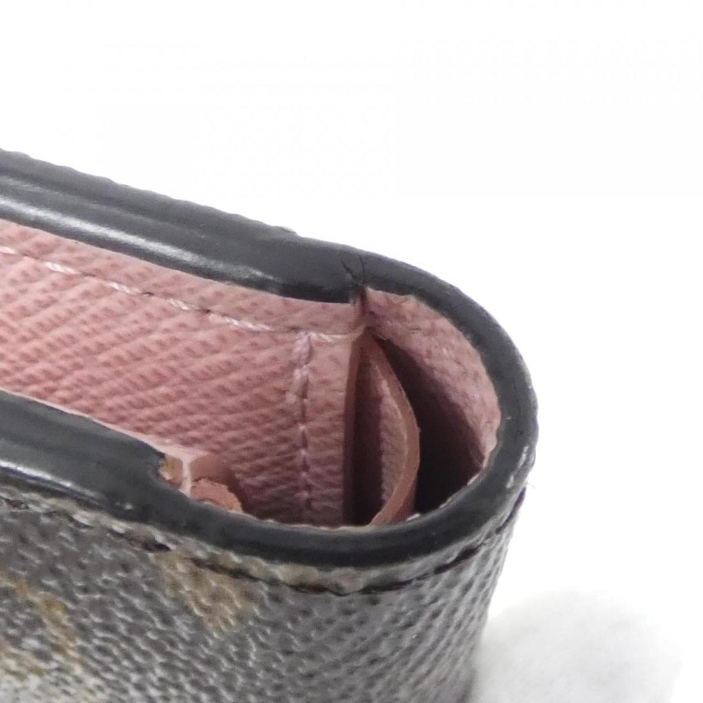 Louis Vuitton Marron Rose Ballerine Coated Canvas Wallet (Tri-Fold) (Pre-Owned)