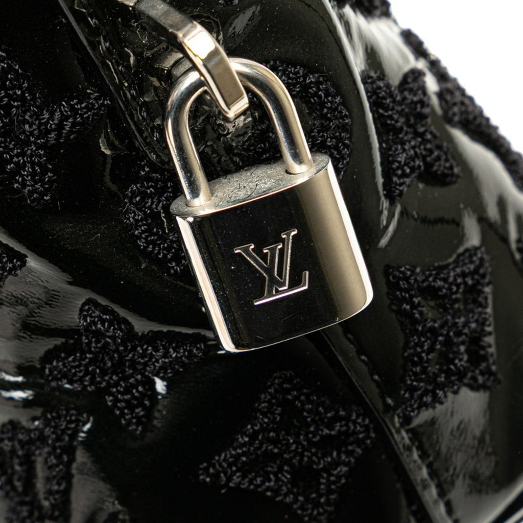 Louis Vuitton Black Noir Patent Leather Handbag (Pre-Owned)