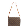Louis Vuitton Brown Monogram Canvas Shoulder Bag (Pre-Owned)