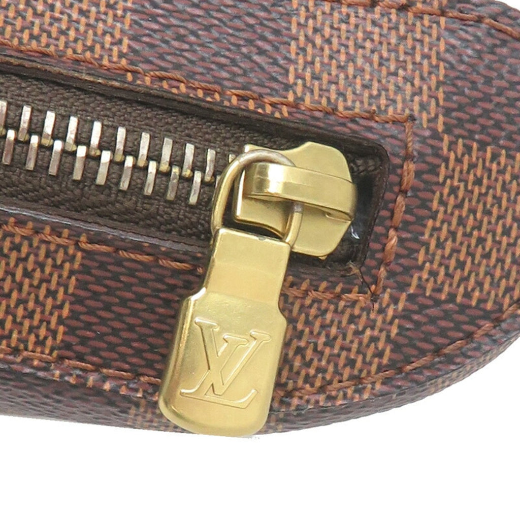 Louis Vuitton Damier Brown Damier Canvas Galle Leather Sling Bag (Pre-Owned)