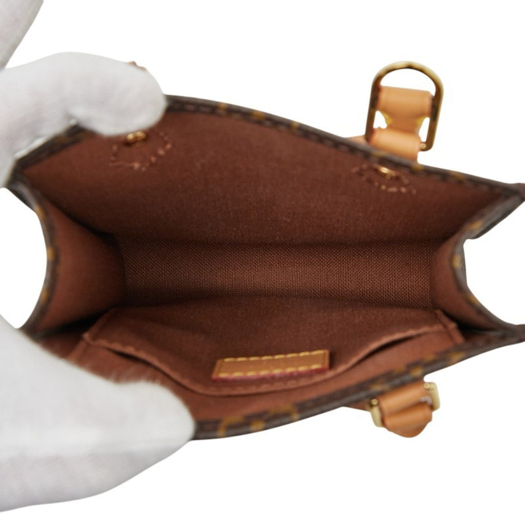 Louis Vuitton Brown Pvc Leather Handbag Shoulder Bag (Pre-Owned)
