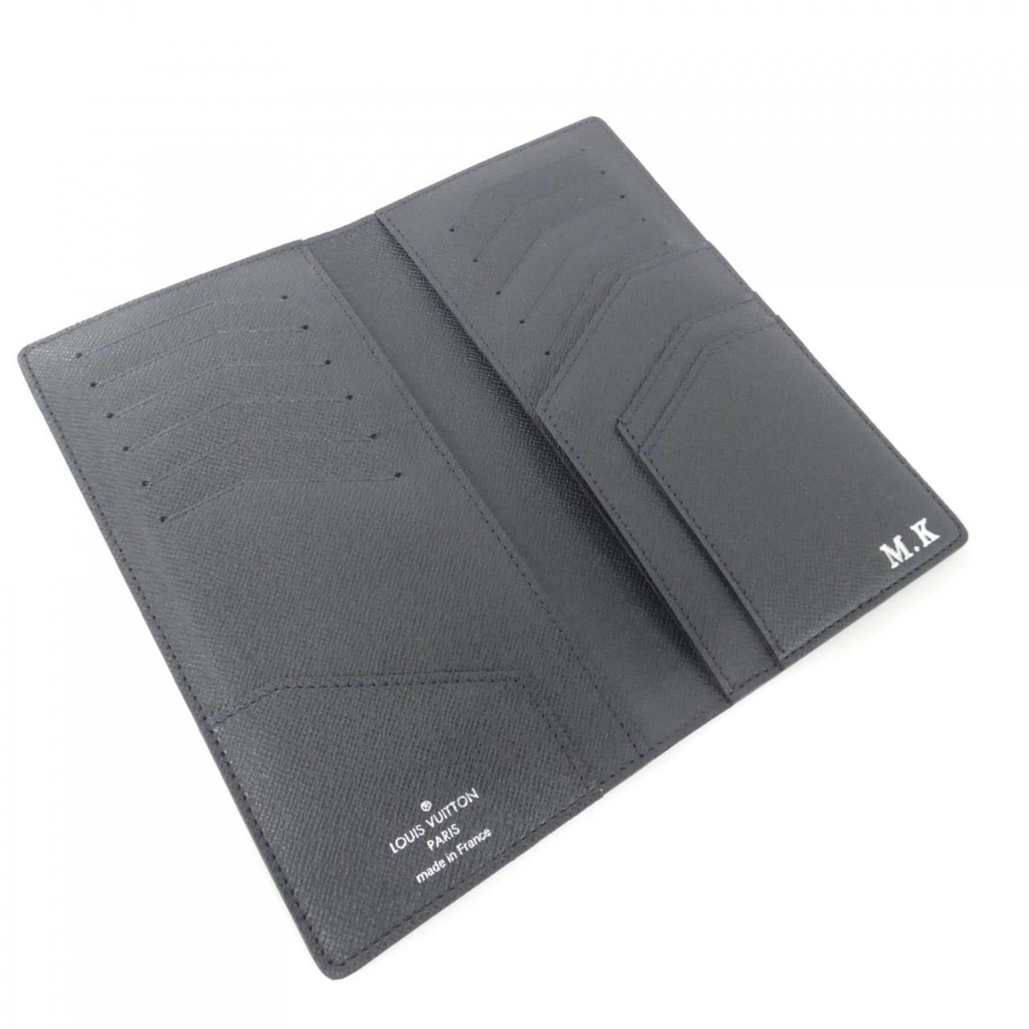 Louis Vuitton Taiga Boreal Leather Long Bill Wallet (Bi-Fold) (Pre-Owned)