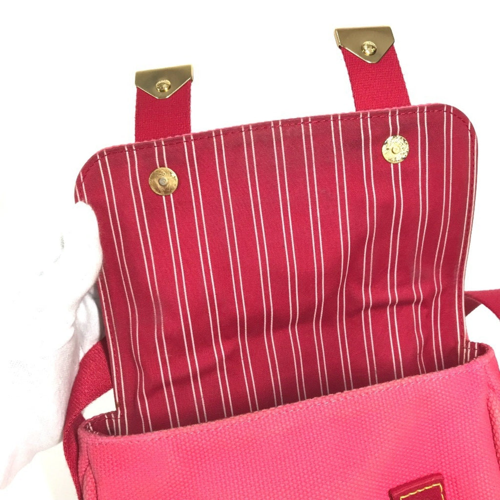 Louis Vuitton Pink Canvas Handbag Shoulder Bag (Pre-Owned)
