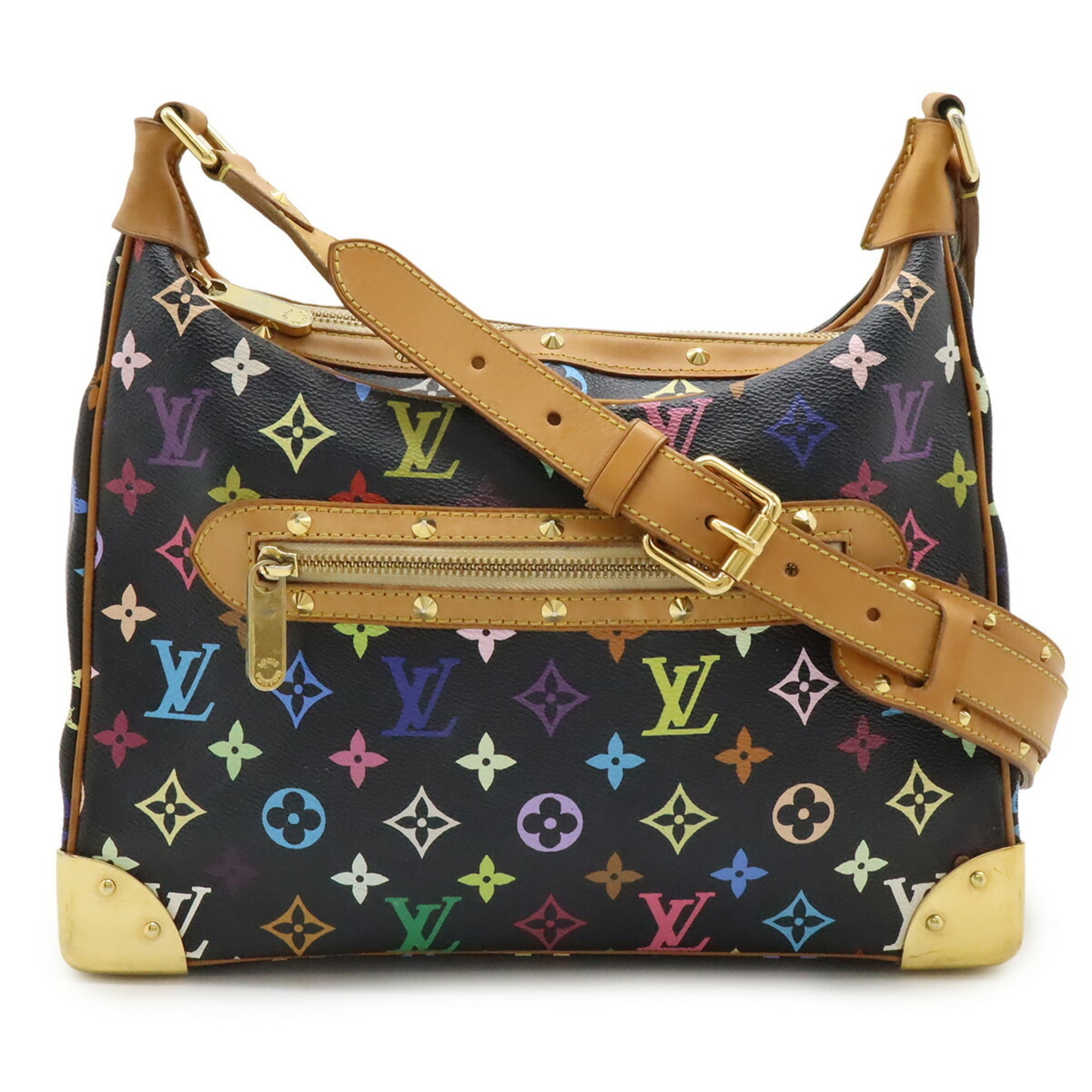 Louis Vuitton Black Monogram Multi-Color Monogram Multicolore Shoulder Bag (Pre-Owned)