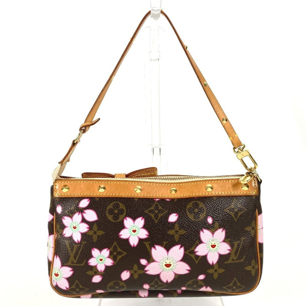 Louis Vuitton Monogram Cherry Blossom Brown Pink Monogram Handbag Shoulder Bag (Pre-Owned)