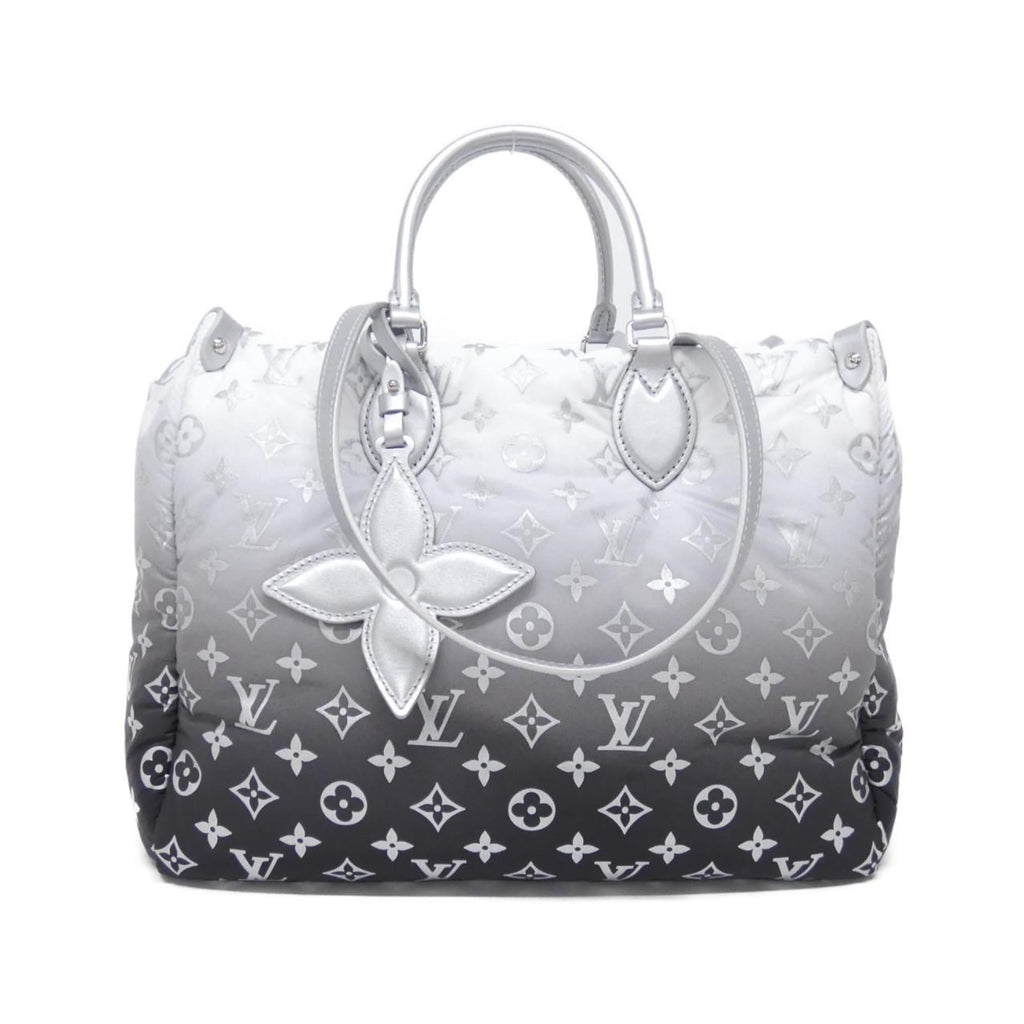 Louis Vuitton Silver Nylon Handbag (Pre-Owned)