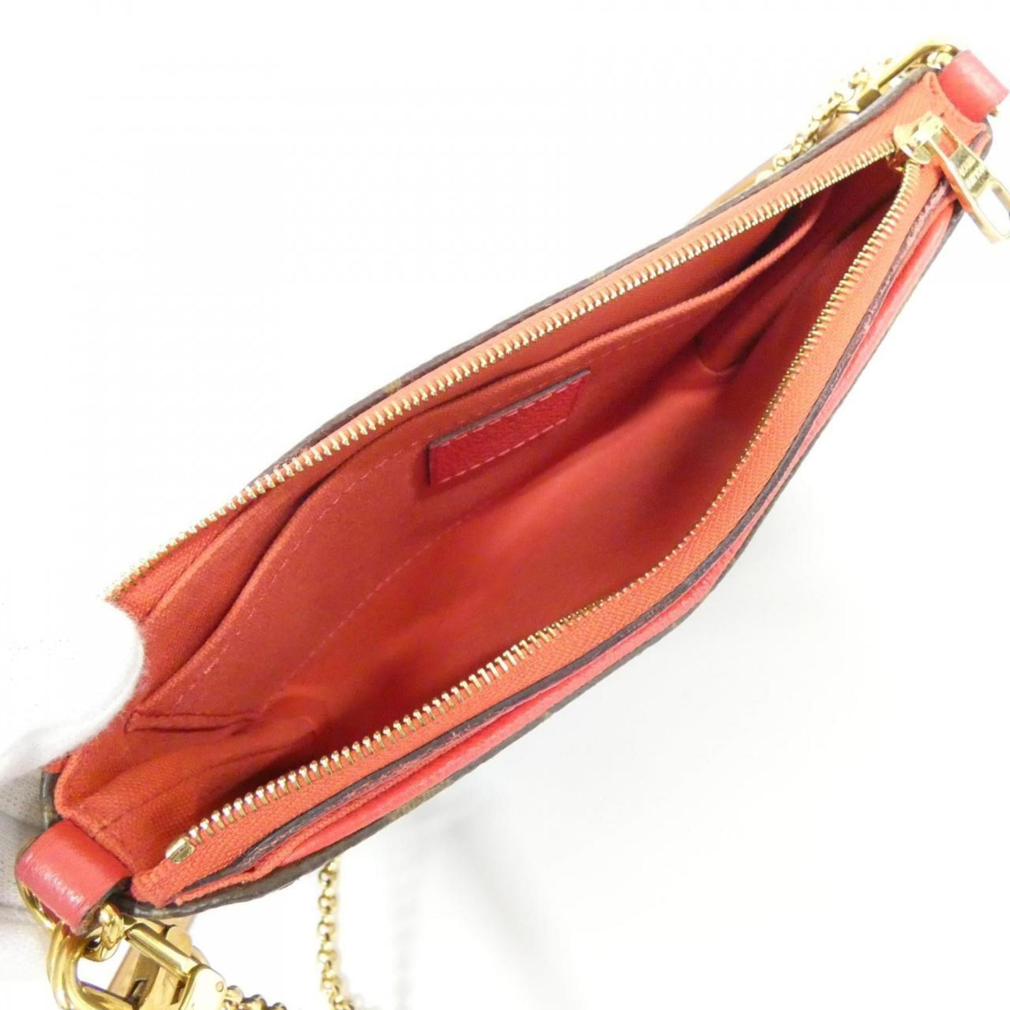 Louis Vuitton Cerise Marron Coated Canvas Shoulder Bag (Pre-Owned)