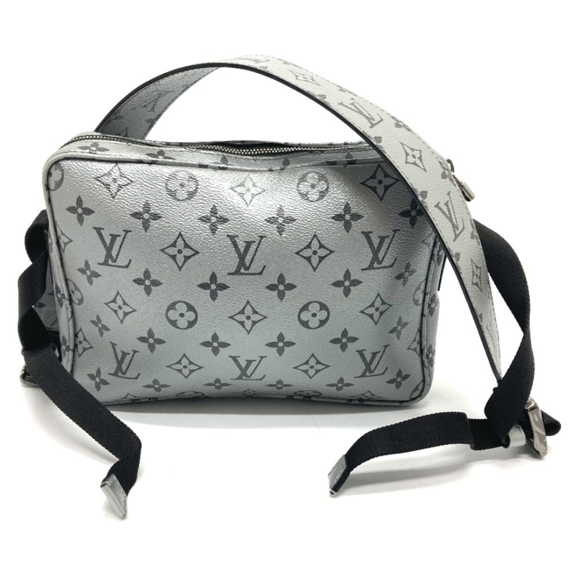 Louis Vuitton Silver Monogram Shoulder Bag (Pre-Owned)