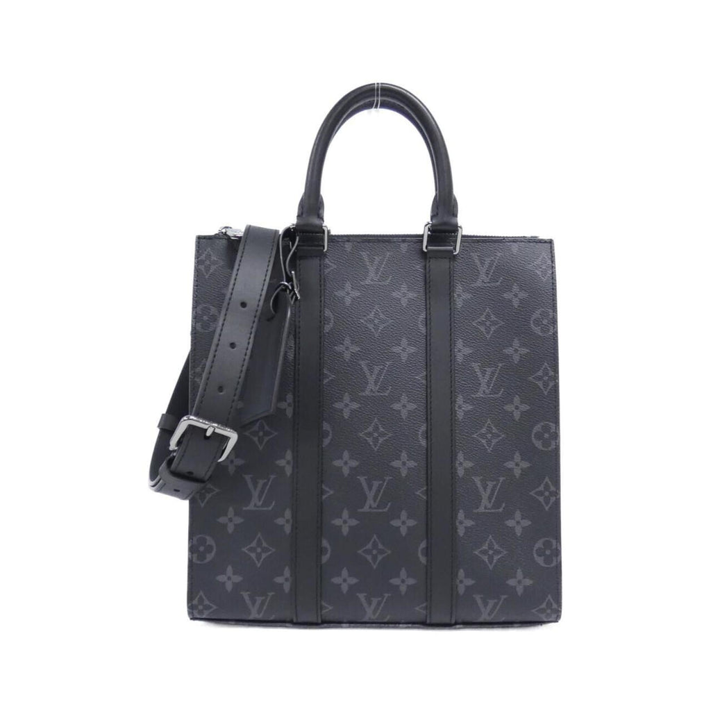 Louis Vuitton Black Coated Canvas Handbag (Pre-Owned)
