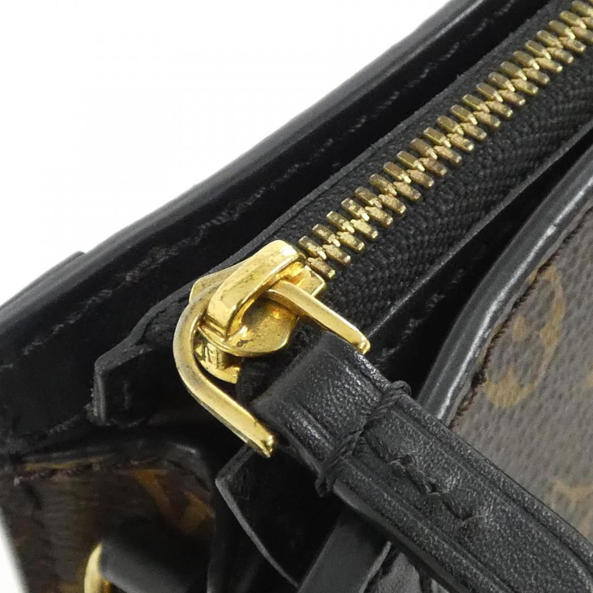 Louis Vuitton Marron Coated Canvas Shoulder Bag (Pre-Owned)