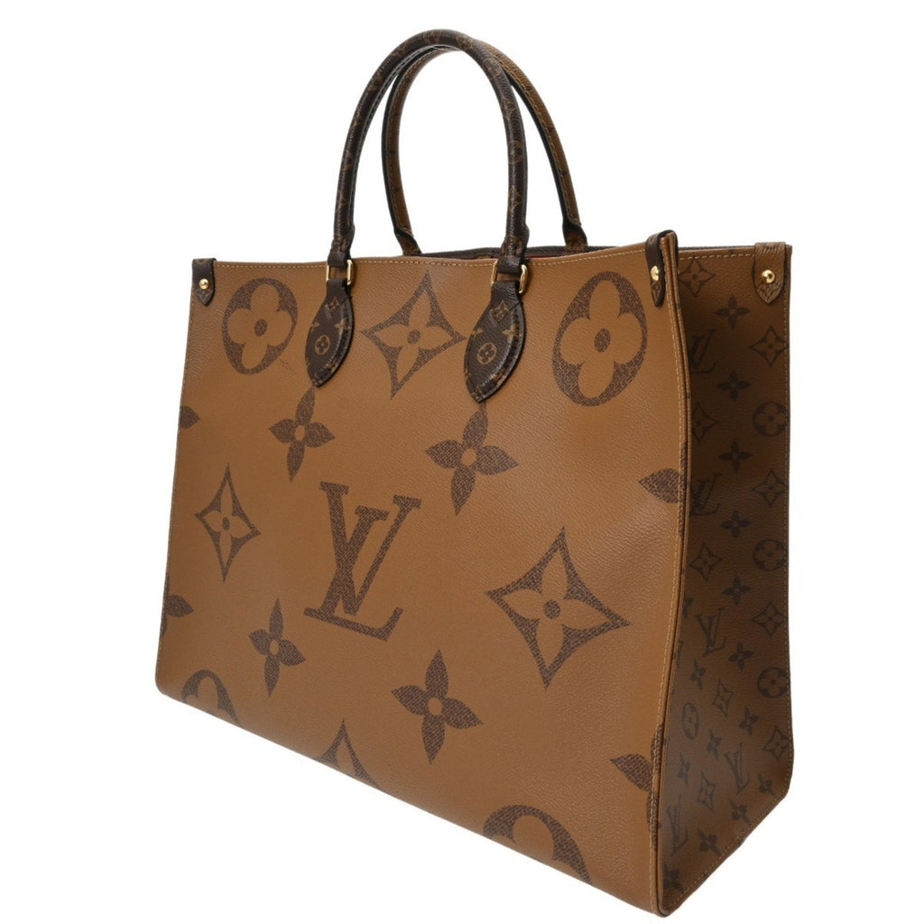 Louis Vuitton Brown Monogram Canvas Handbag (Pre-Owned)