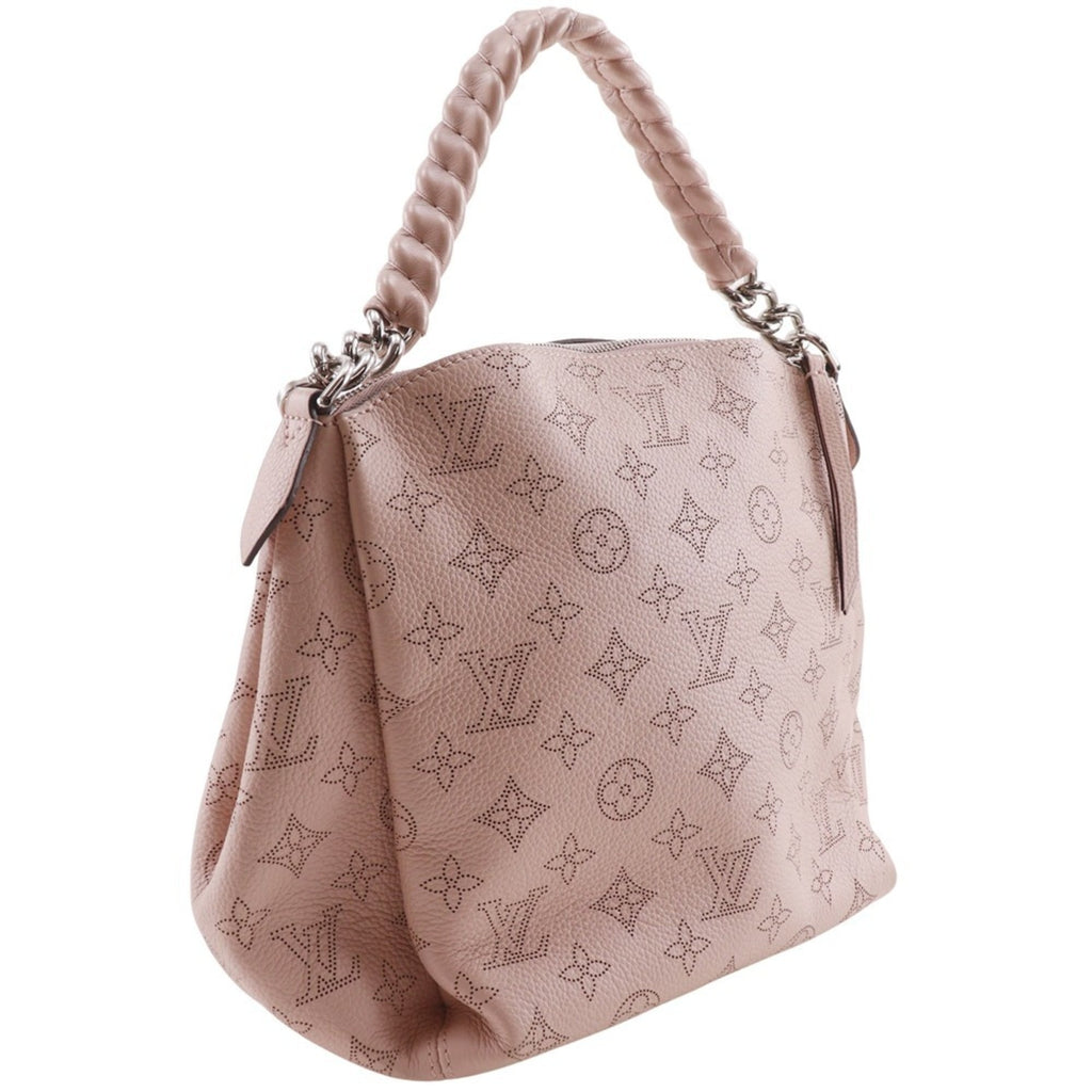 Louis Vuitton Magnolia Pink Mahina Leather Monogram Shoulder Bag (Pre-Owned)