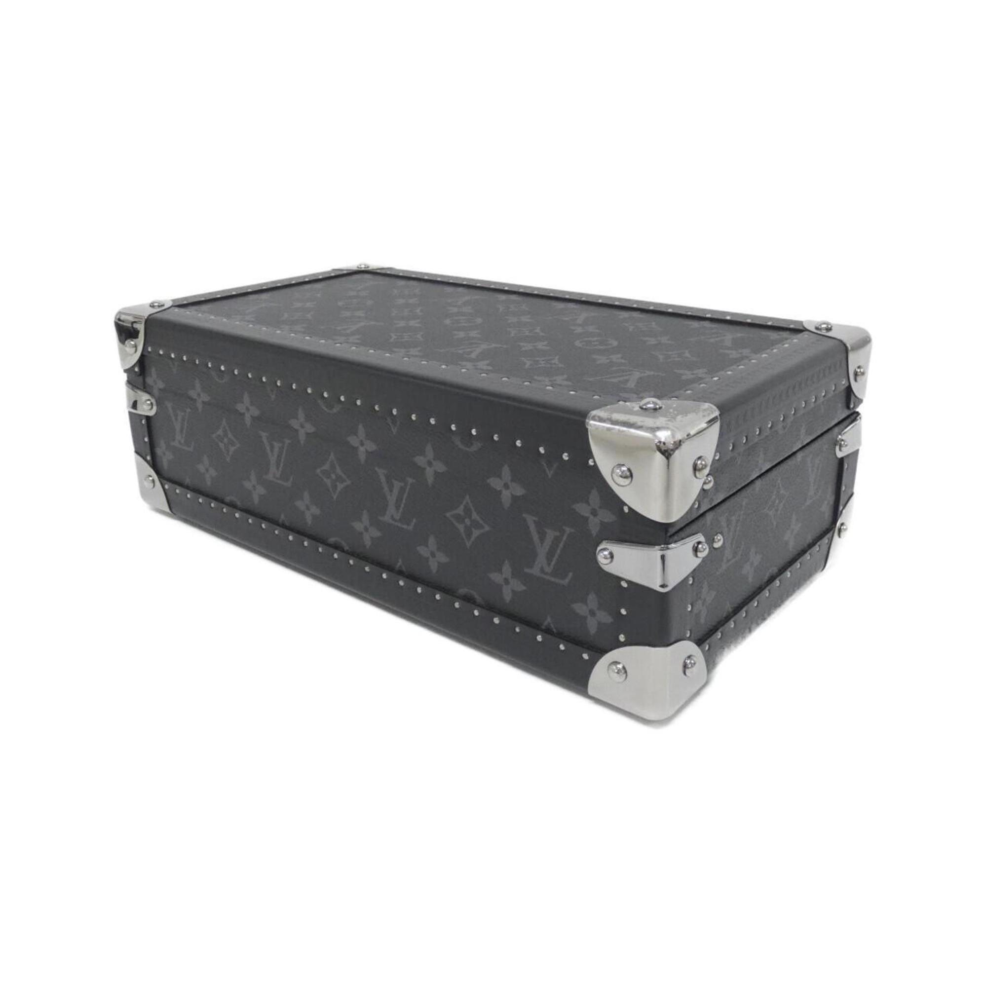 Louis Vuitton Black Coated Canvas Attaché Case (Pre-Owned)