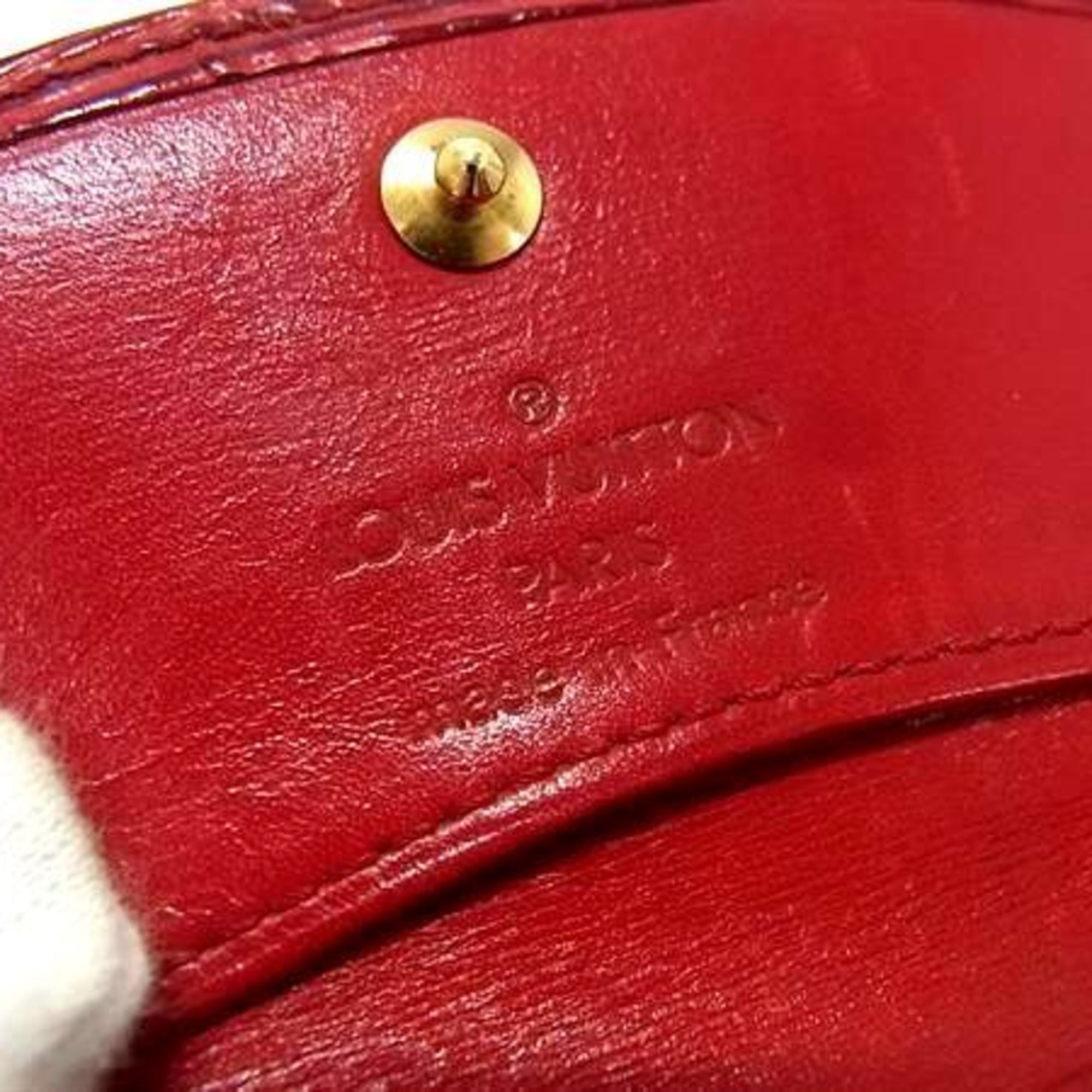 Louis Vuitton Epi Castilian Red Epi Leather Coin Purse/Coin Case (Pre-Owned)