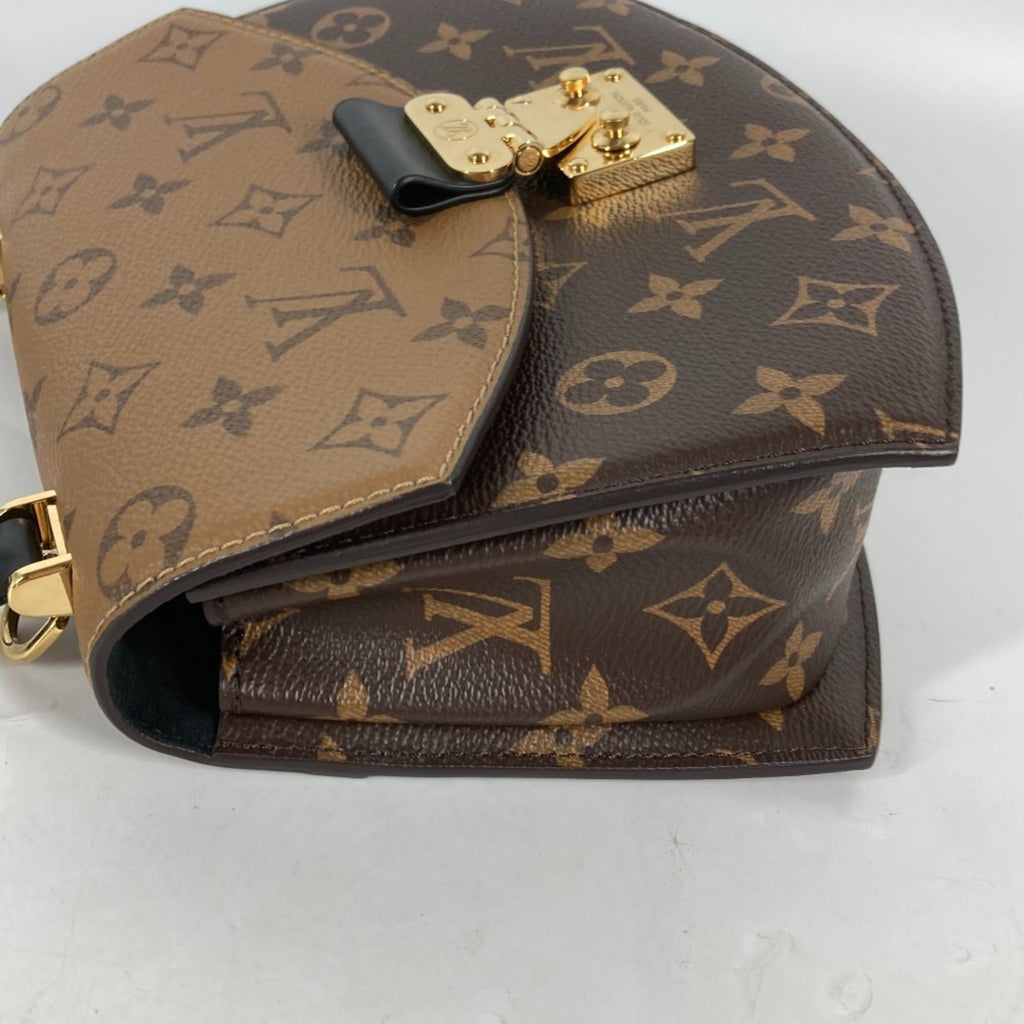 Louis Vuitton Beige Brown Monogram Reverse Monogram Reverse Handbag Shoulder Bag (Pre-Owned)
