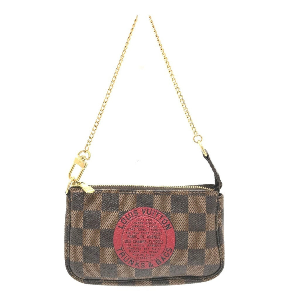 Louis Vuitton Brown Ebene Damier Canvas Pochette Pouch (Pre-Owned)