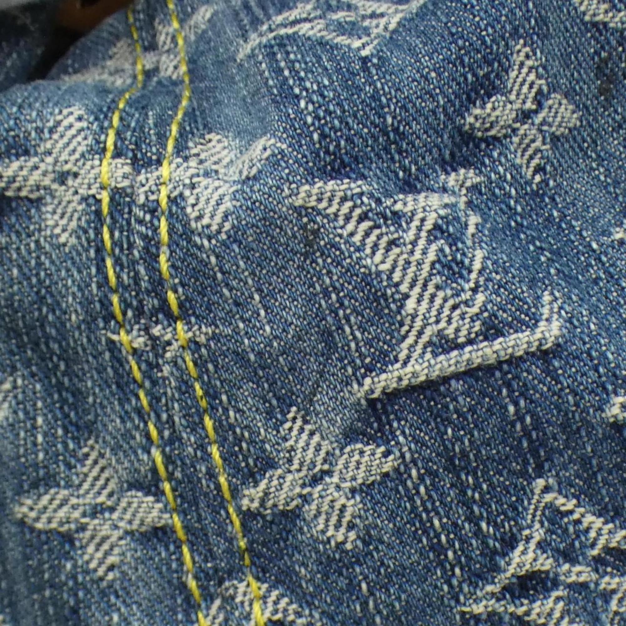 Louis Vuitton Blue Denim Backpack (Pre-Owned)