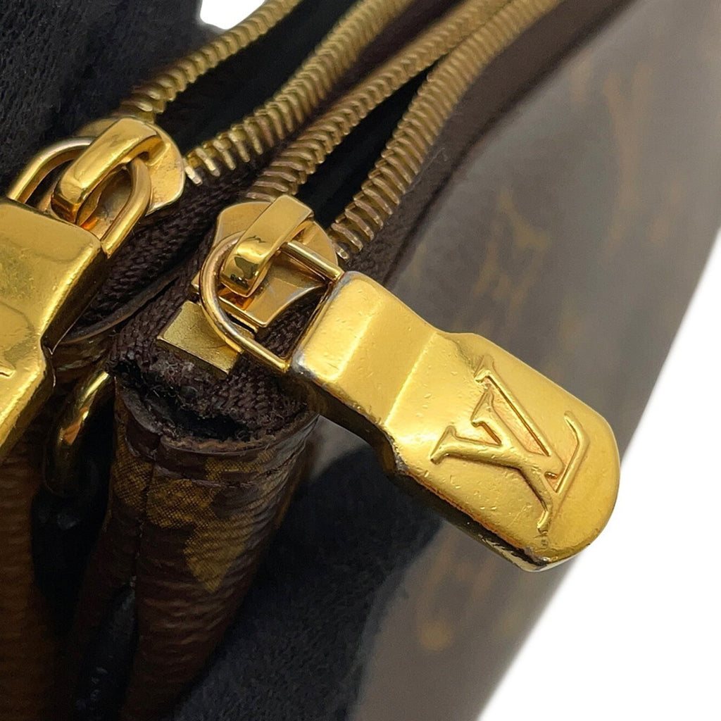 Louis Vuitton Noir Monogram Pochette Shoulder Bag (Pre-Owned)