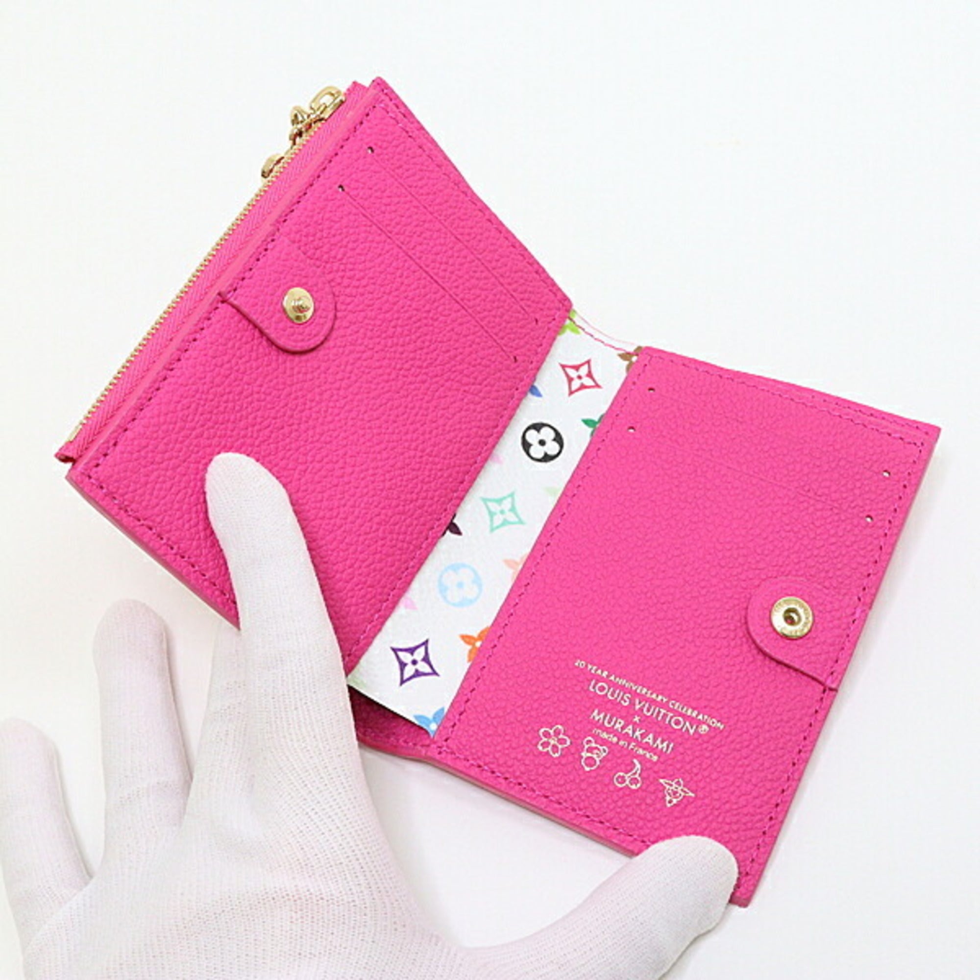 Louis Vuitton Pink Gold Monogram Empreinte Monogram Canvas Leather Coin Purse/Coin Case (Pre-Owned)