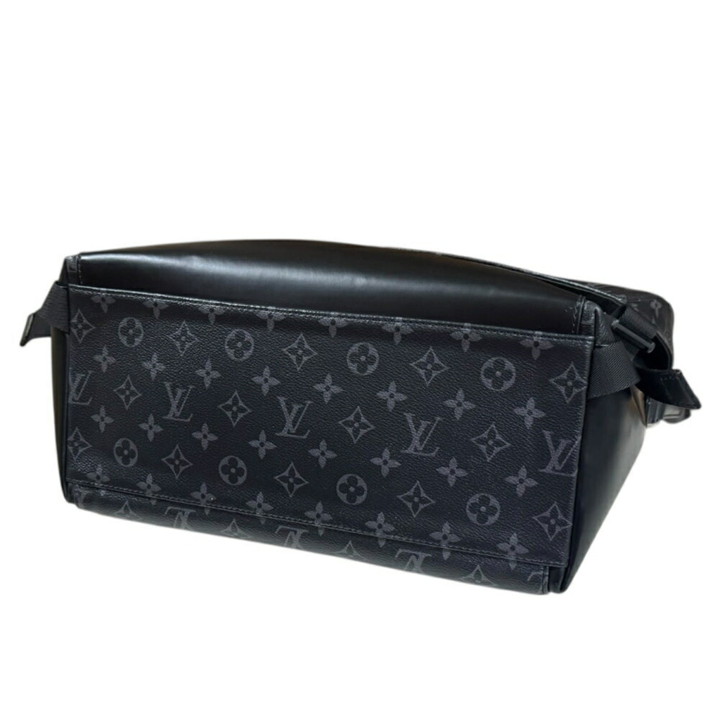 Louis Vuitton Black Gray Monogram Eclipse Shoulder Bag (Pre-Owned)