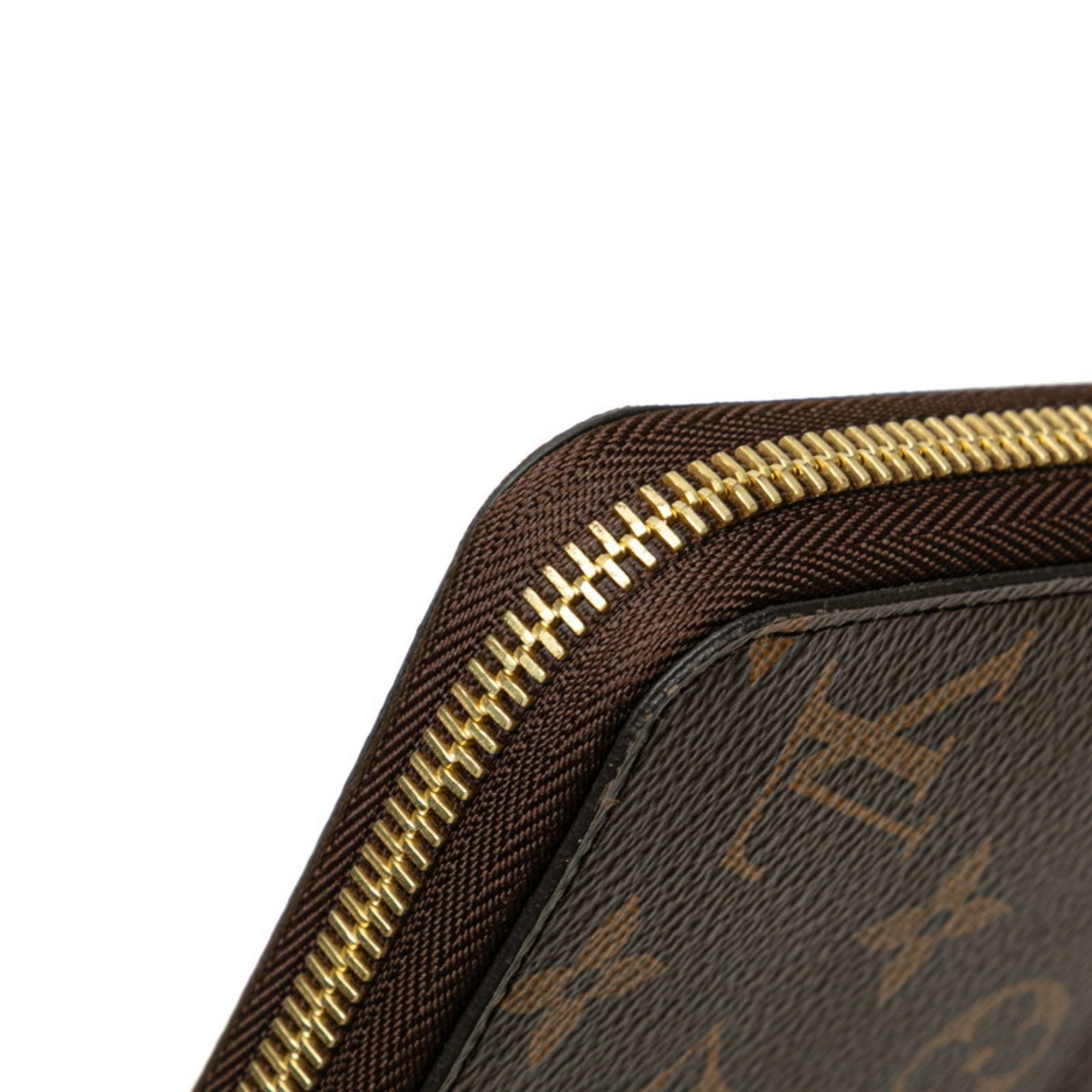 Louis Vuitton Monogram Brown Pvc Long Wallet (Bi-Fold) (Pre-Owned)