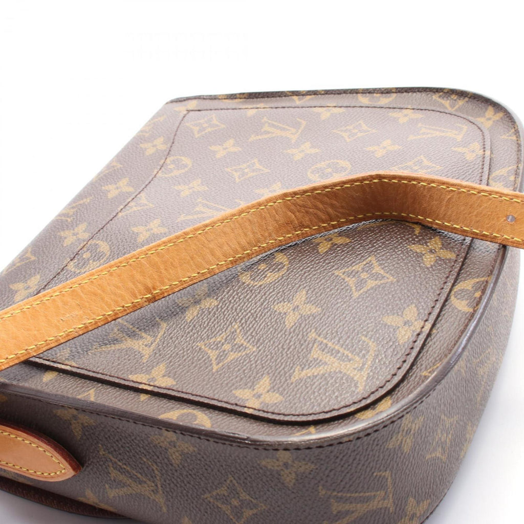 Louis Vuitton Monogram Brown Coated Canvas Leather Shoulder Bag (Pre-Owned)