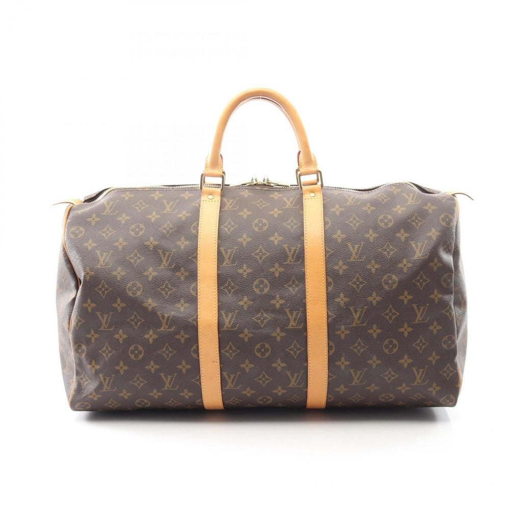 Louis Vuitton Brown Monogram Coated Canvas Boston Bag (Pre-Owned)