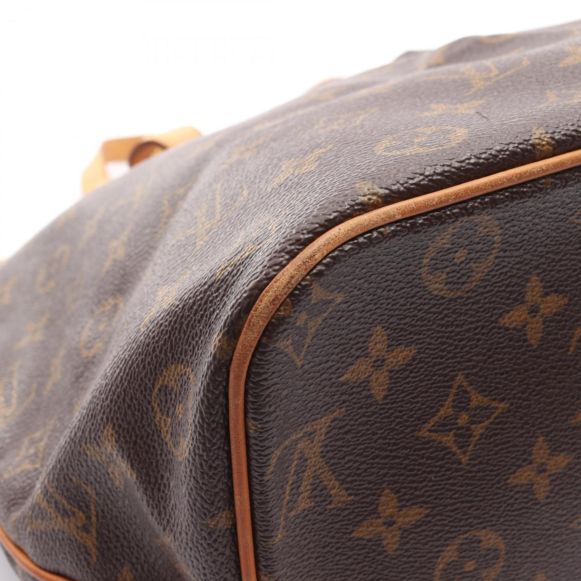 Louis Vuitton Brown Pvc Coated Canvas Leather Shoulder Bag (Pre-Owned)