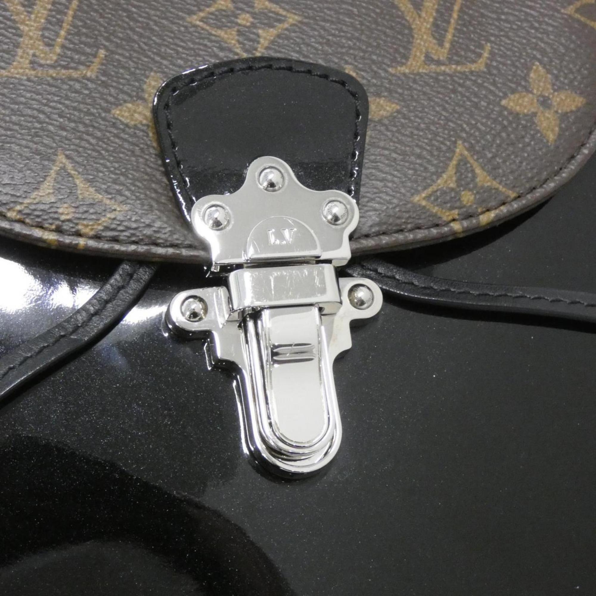 Louis Vuitton Monogram Vernis Black Monogram Monogram Vernis Monogram Backpack (Pre-Owned)