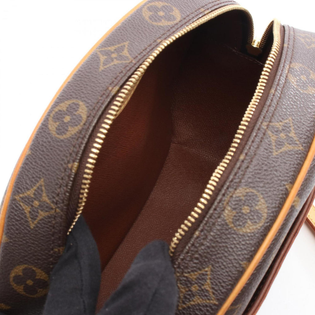 Louis Vuitton Monogram Brown Coated Canvas Leather Shoulder Bag (Pre-Owned)