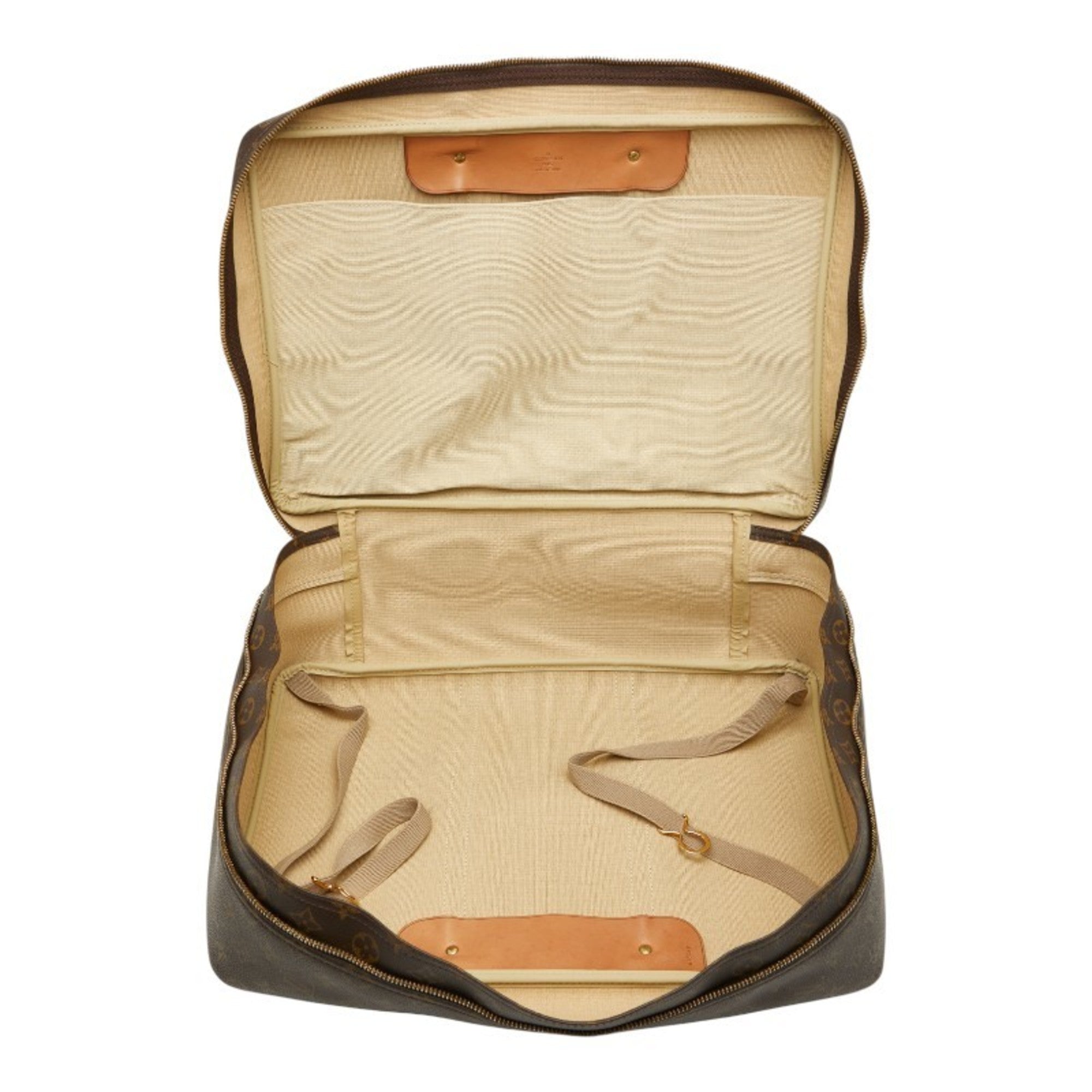 Louis Vuitton Brown Pvc Leather Boston Bag Briefcase (Pre-Owned)