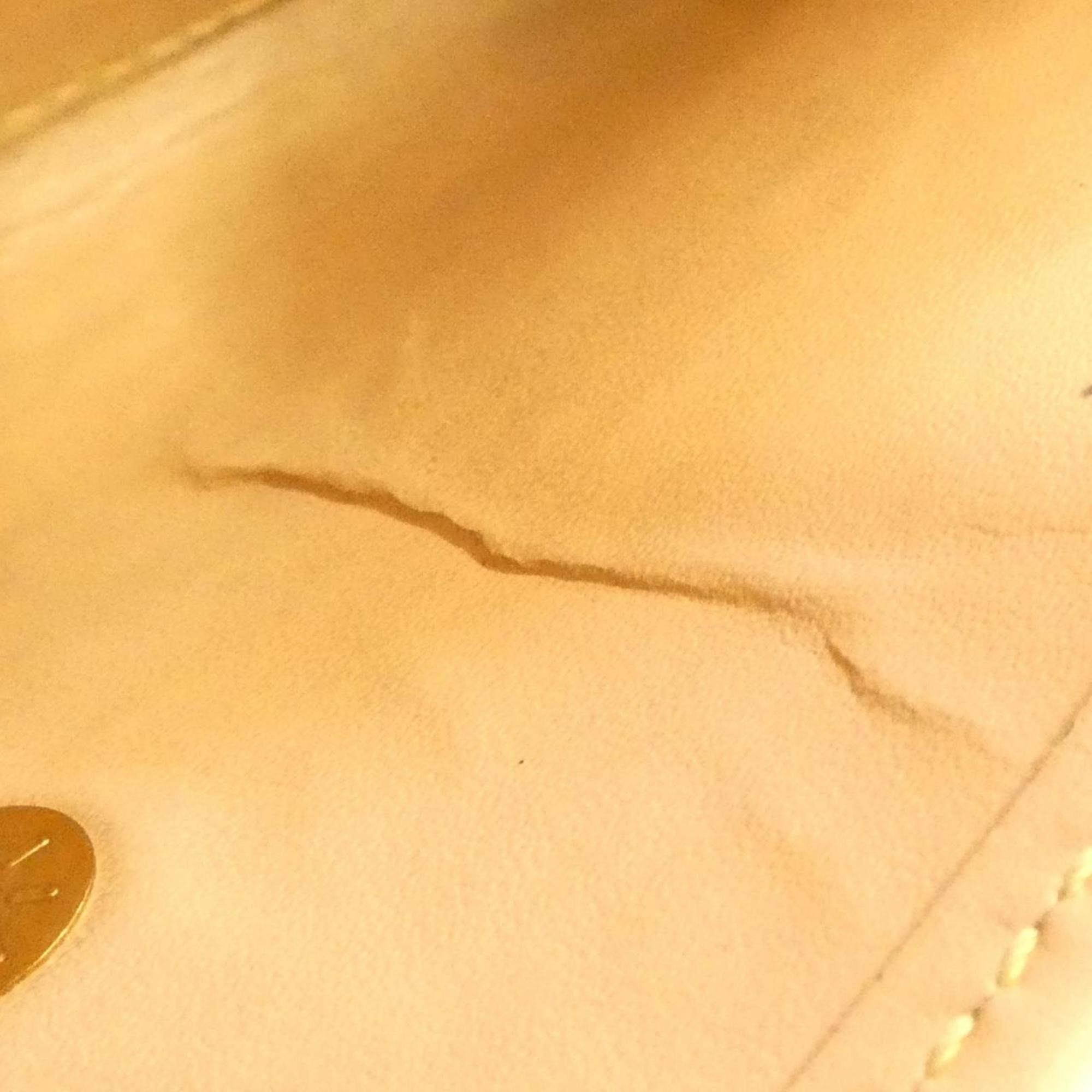 Louis Vuitton Brown Coated Canvas Long Wallet (Tri-Fold) (Pre-Owned)