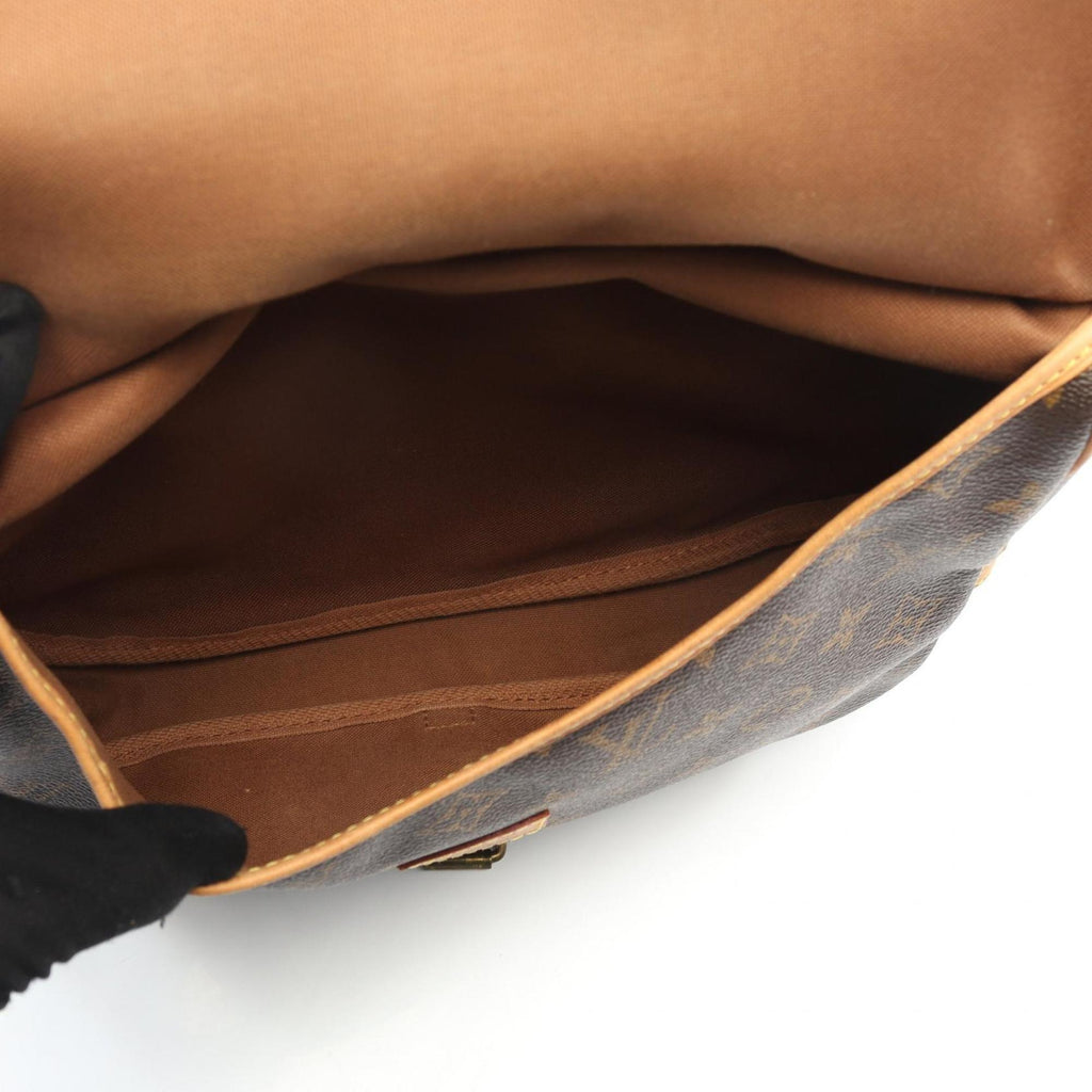 Louis Vuitton Brown Coated Canvas Monogram Leather Pvc Shoulder Bag (Pre-Owned)