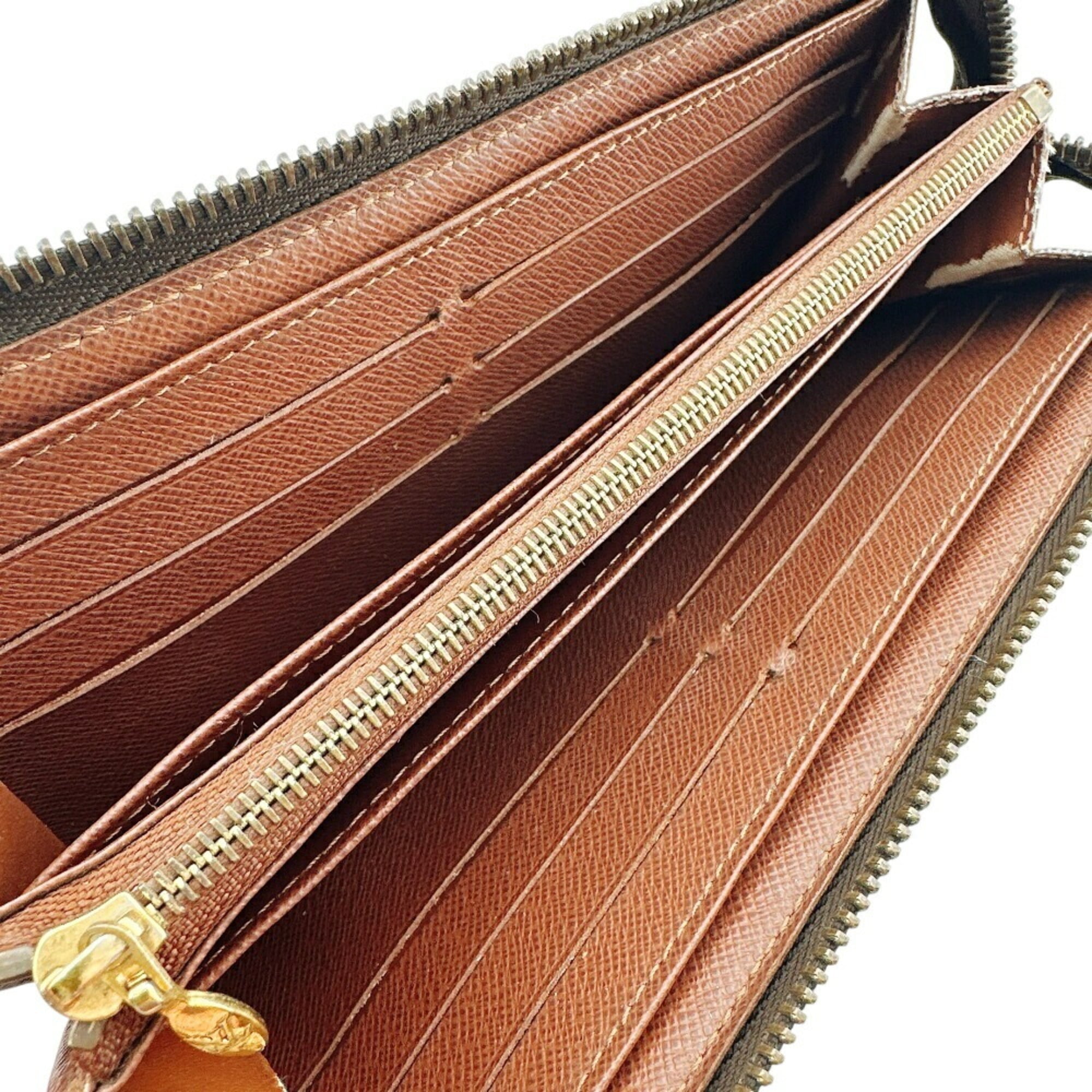 Louis Vuitton Brown Leather Coin Purse/Coin Case (Pre-Owned)