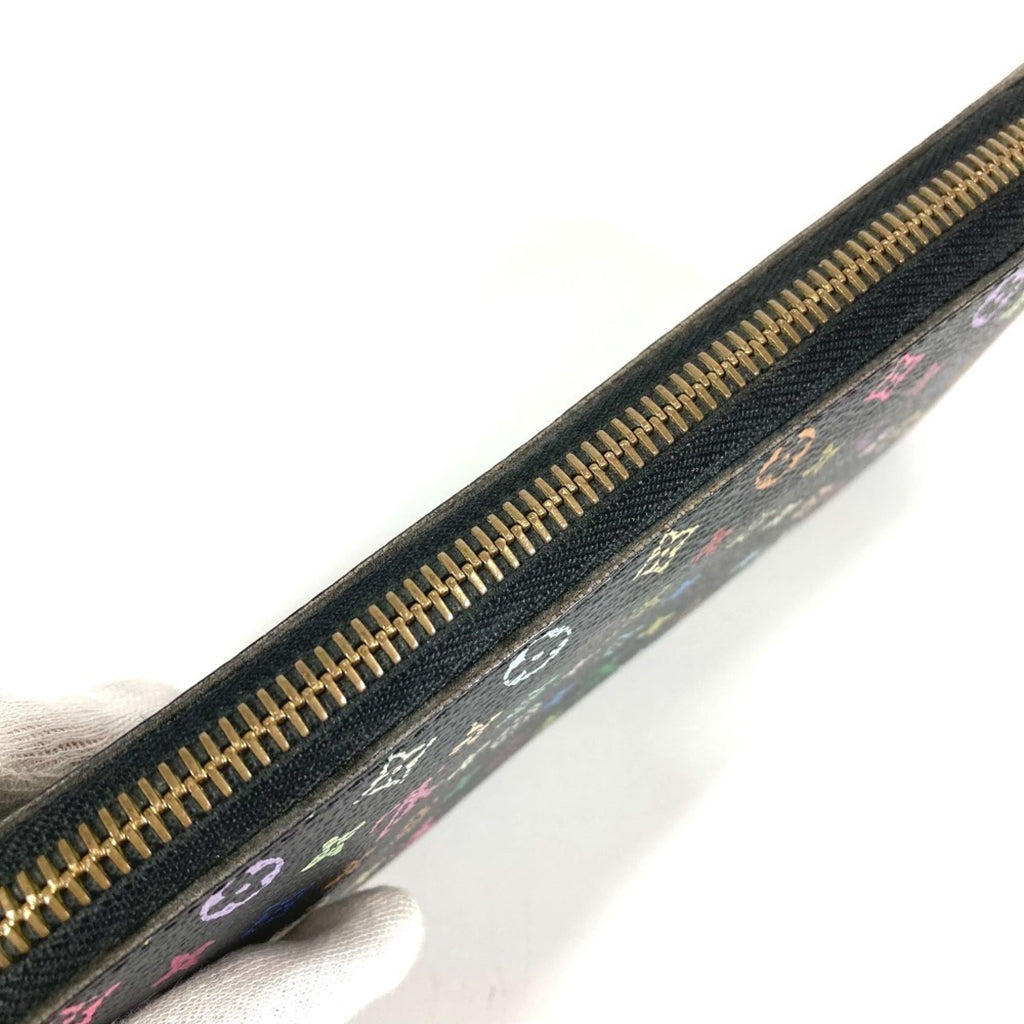 Louis Vuitton Monogram Multicolore Black Noir Monogram Multicolore Long Wallet (Bi-Fold) (Pre-Owned)