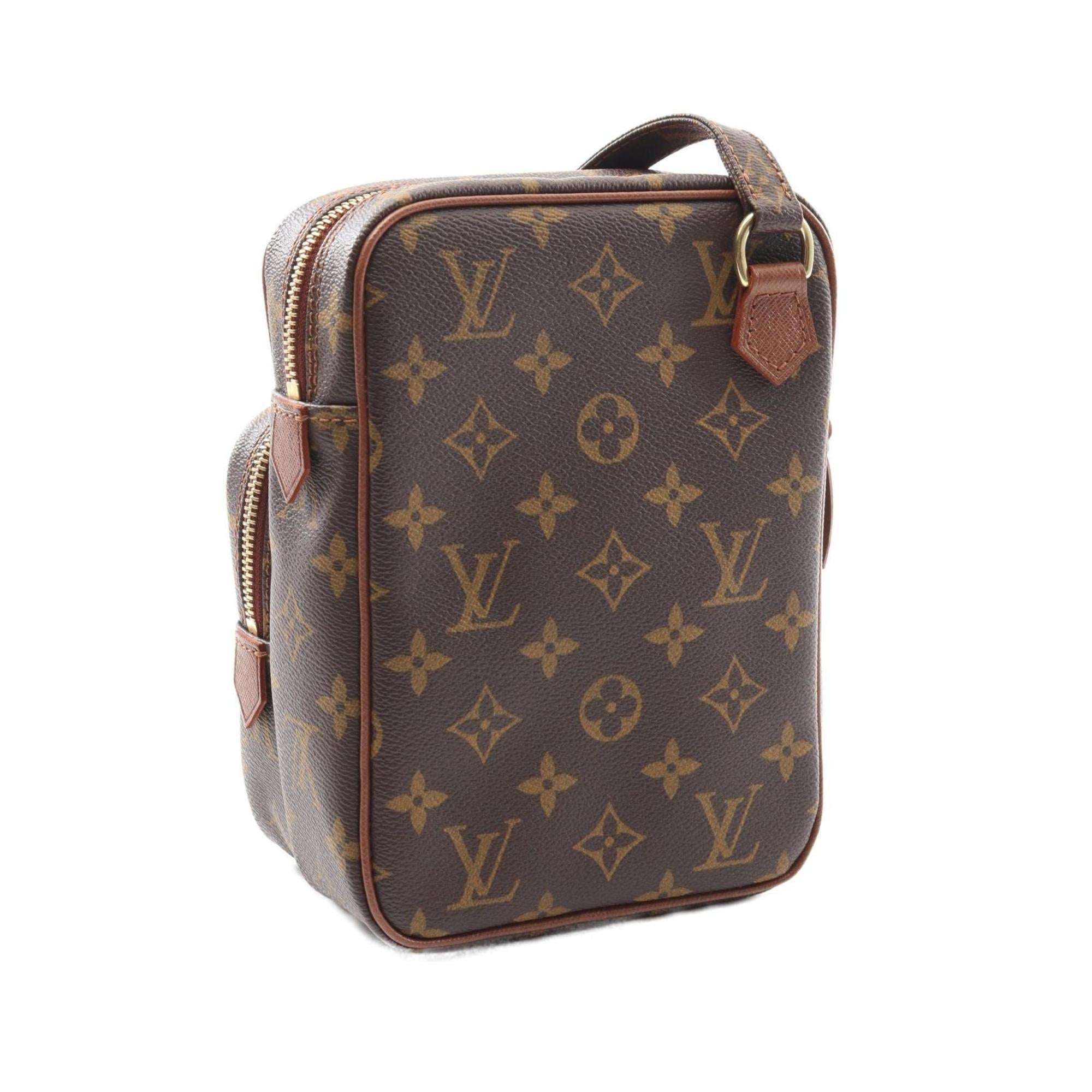 Louis Vuitton Brown Monogram Coated Canvas Shoulder Bag (Pre-Owned)