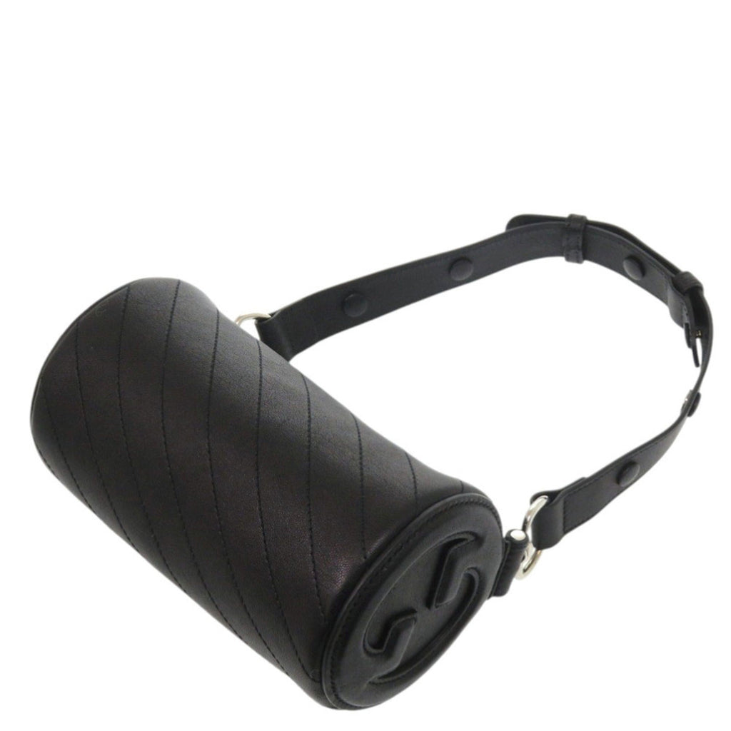 Blondie Shoulder Bag Diagonal Quilted Leather Mini