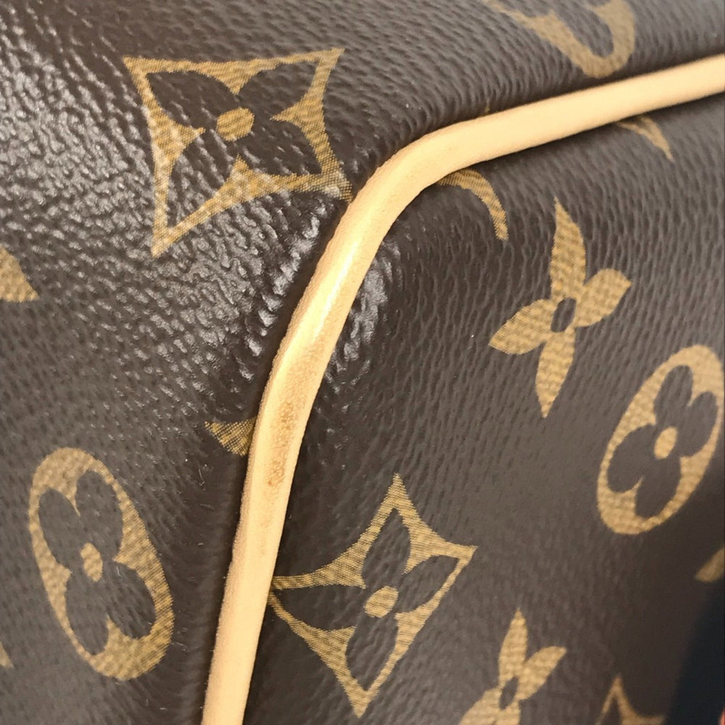 Louis Vuitton Brown Monogram Canvas Clutch Bag Pouch (Pre-Owned)